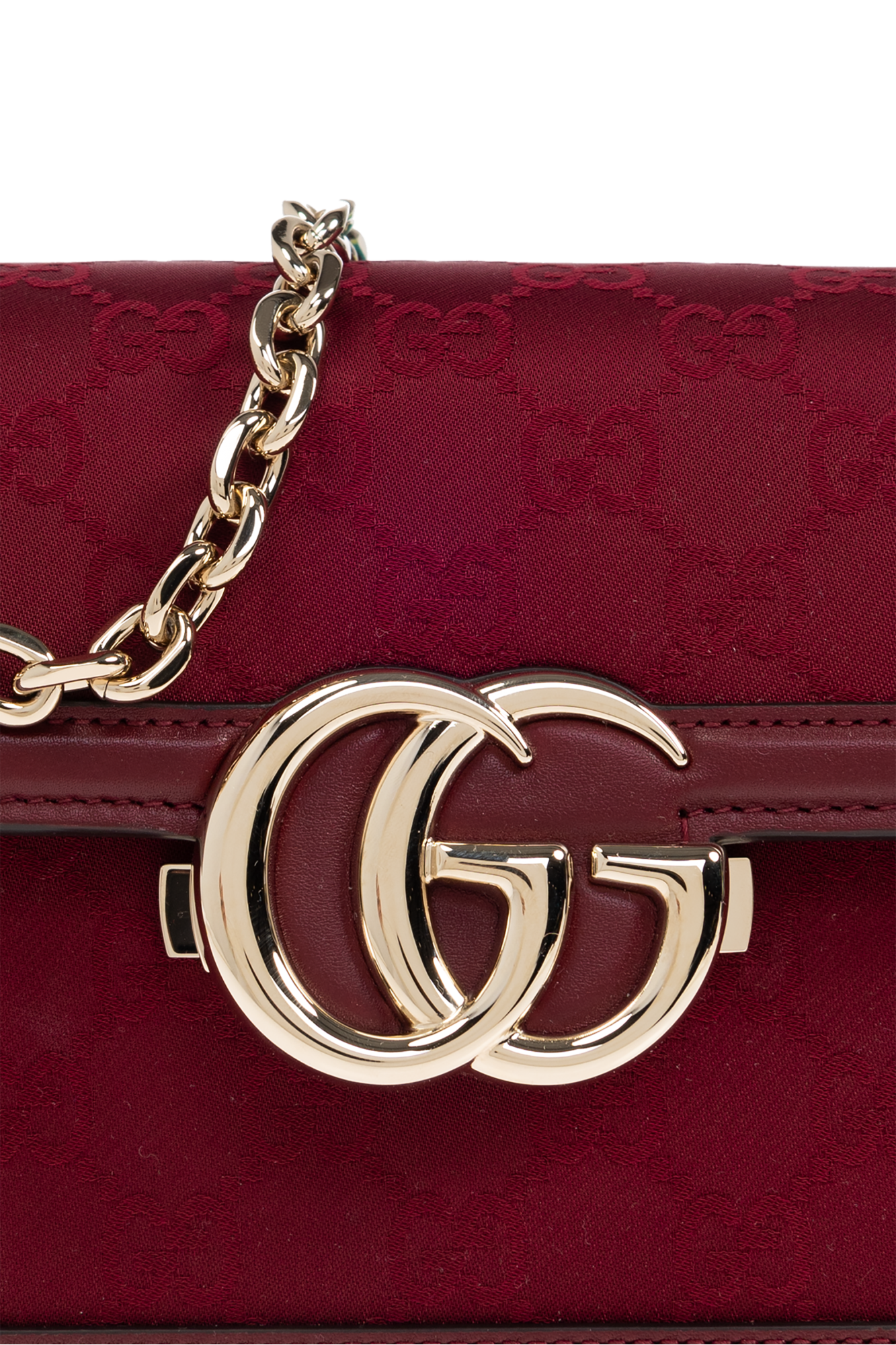 ショルダーバッグ・ポシェット ^LEATHERY^ Bolted square shoulder bag BURGUNDY LRBG3106BU Gucci Burgundy Handbag NEW - J'adore Fashion Boutique